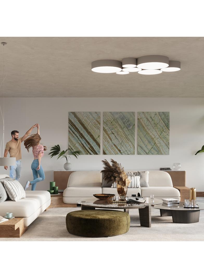 Sollux Lampa wisząca ARENA 35 szara SL.0116