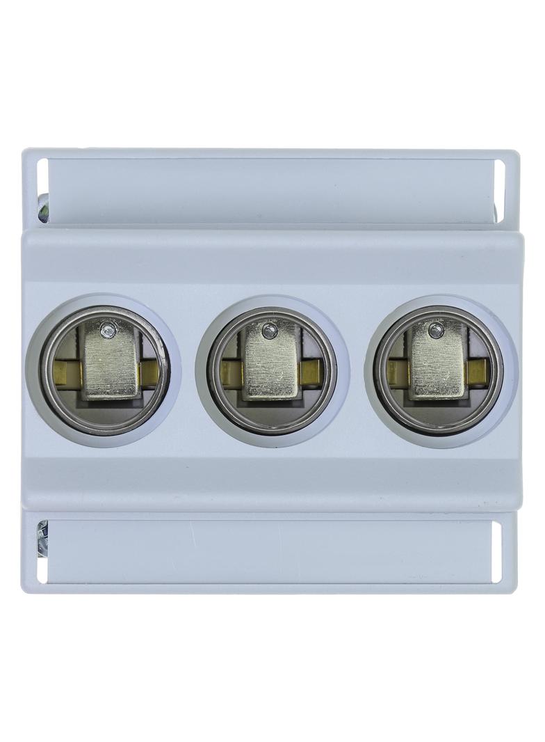 FUSE-BASE D02 3POL DIN HUT Podstawa bezpiecznikowa D02 E18 3P szyna DIN TFRN02C EATON