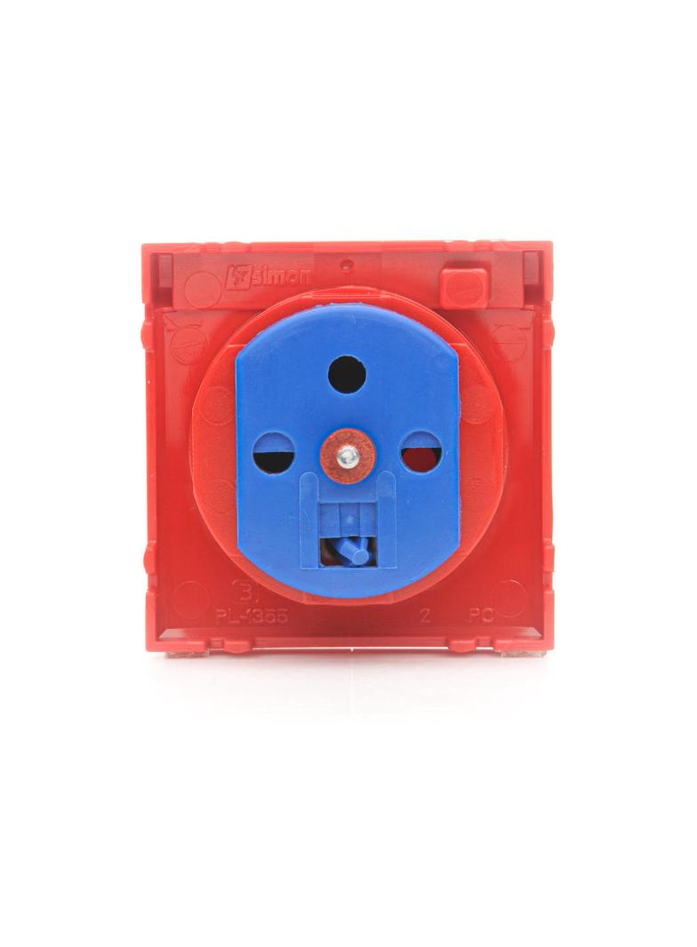 Simon 54 Pokrywa IP44 + klucz do gniazda DATA czerwony DGD1BP/22 KONTAKT