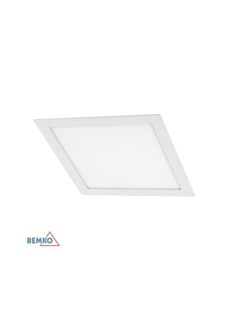 OPRAWA DOWNLIGHT LED BOLED 12W 3000K   690LM IP20 KWADRAT BIAŁY