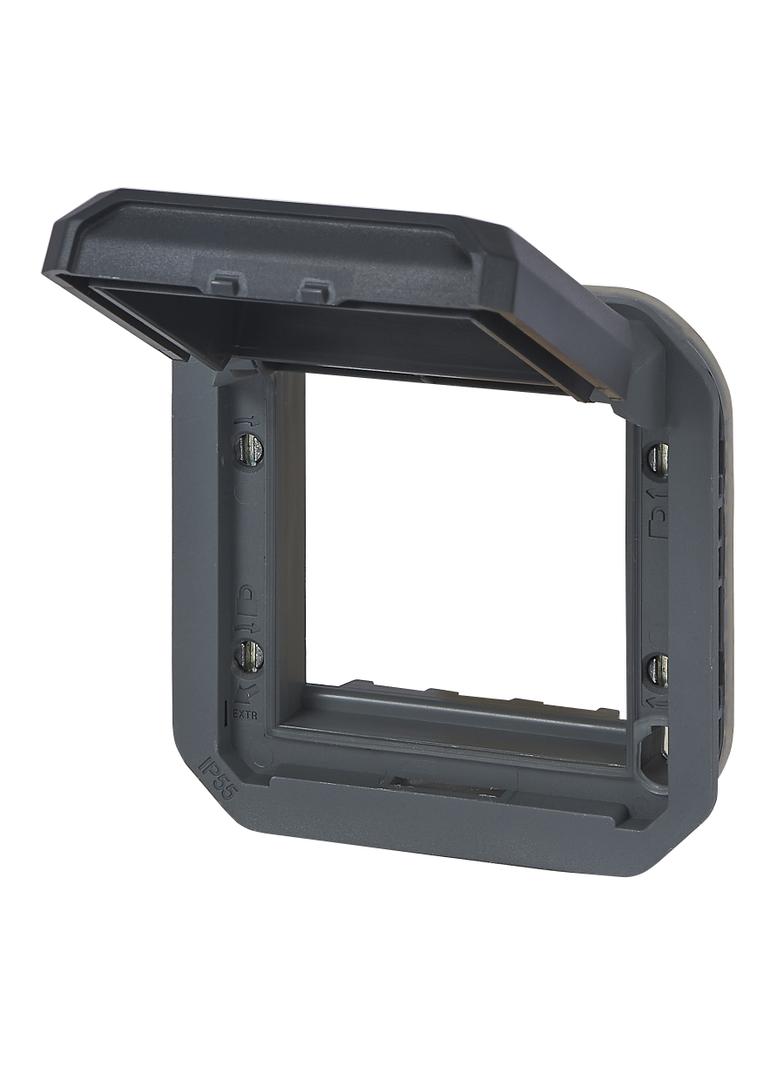 NOWE PLEXO - ADAPTER ARTEOR/MOSAIC Z PRZYCIEMNIONĄ KLAPKĄ MECHANIZM ANTRACYT