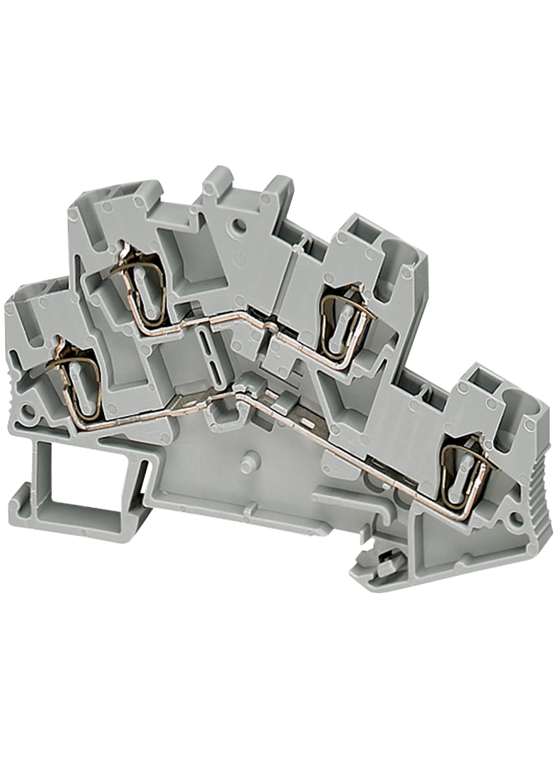 Złączki NSY, zacisk sprężynowy 2 poziomowy