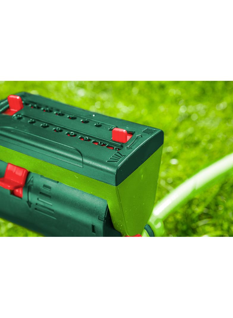 Zraszacz oscylacyjny z wielokierunkową regulacją zasięgu, powierzchnia zraszania do 208 m2