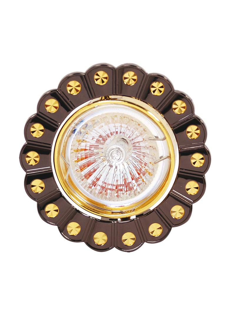 Sufitowa oprawa punktowa HL759 TITANIUM BLACK/GOLDEN