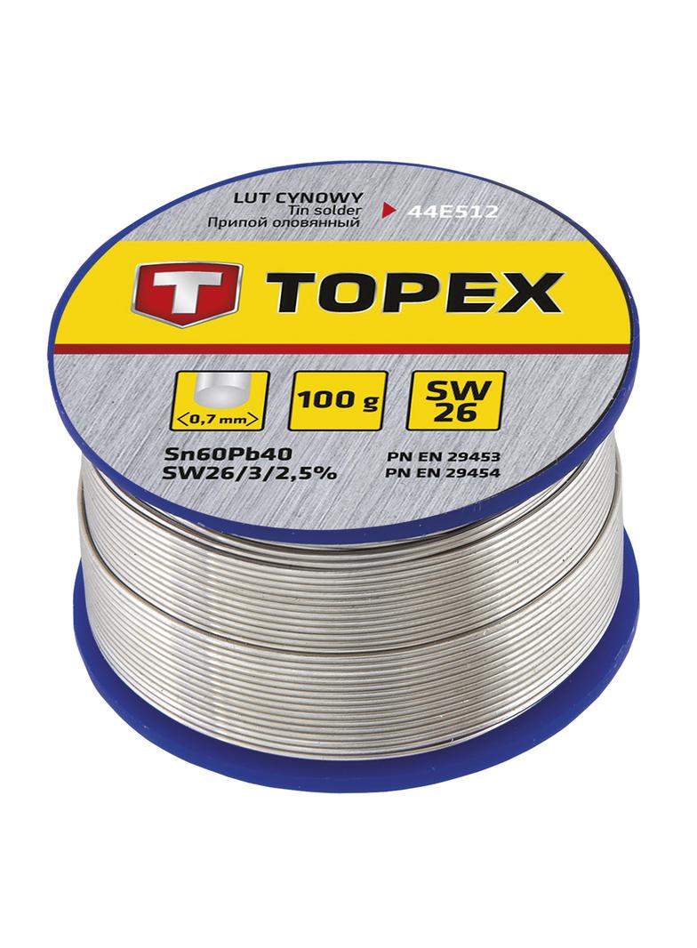 Lut cynowy 60% Sn, drut 0.7 mm, 100 g