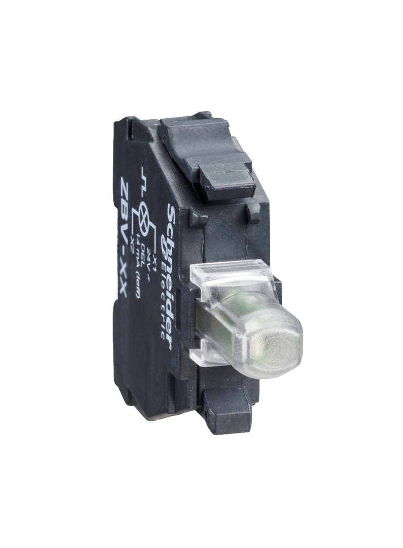Harmona XB4 Dioda fi22 biała LED 230/240V migająca zaciski śrubowe ZBV18M1 Schneider