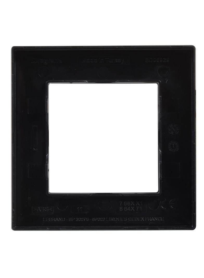 Niloe Step Ramka Pojedyncza 1X- Kolor Czarny 863591 LEGRAND