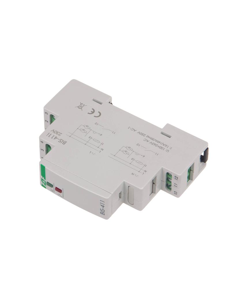 Przekaźnik bistabilny na szynę DIN z przekaźnikiem inrush 160A/20ms BIS-411-LED F&F