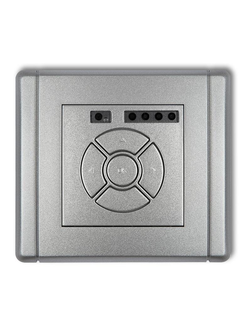FLEXI Elektroniczny sterownik roletowy (przycisk strefowy) srebrny metalik 7FSR-5 KARLIK