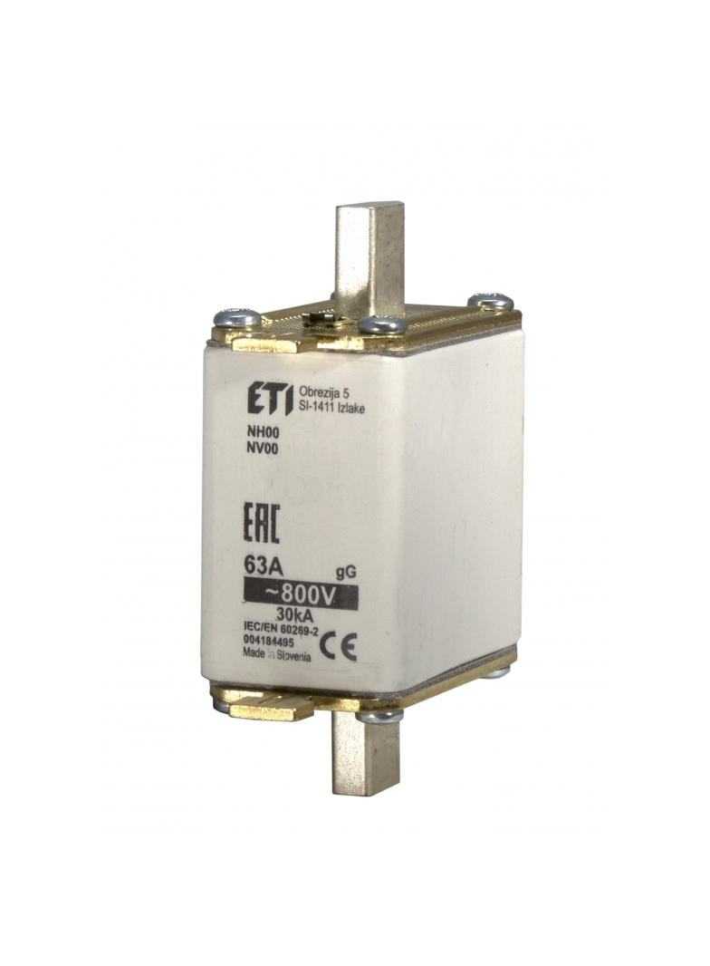 Wkładka topikowa NH zwłoczna NH00 gG 40A 800V 004184493 ETI