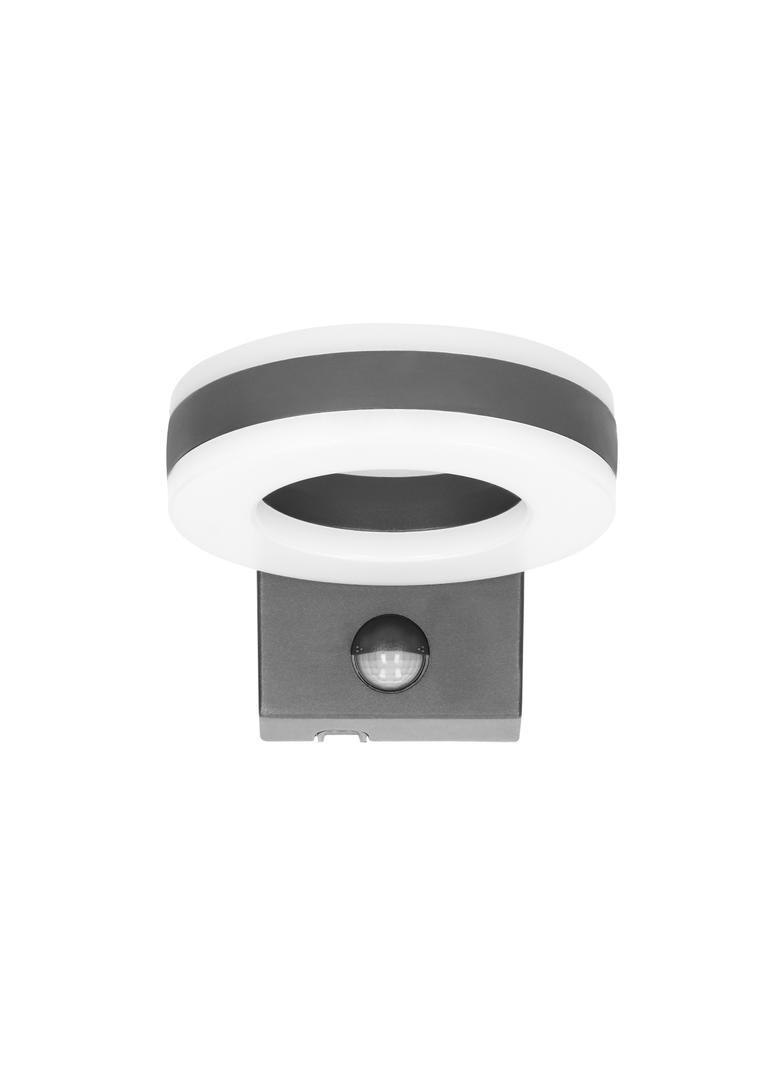 HOWLIT LED 20W, oprawa ogrodowa z czujnikiem ruchu, 1800lm, IP65, 4000K, szara AD-OP-6205GLPMR4 ORNO