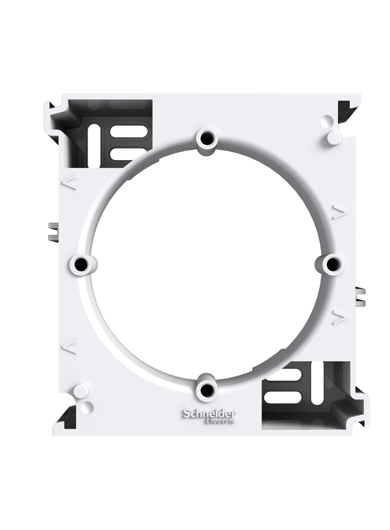 Asfora, podstawa naścienna rozszerzająca, biały