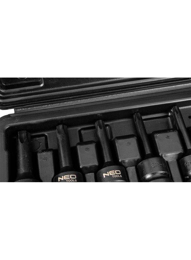 Klucze udarowe Torx 1/2", zestaw 9 szt.