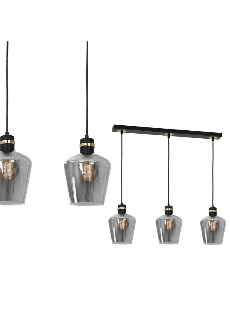 Milagro lampa wisząca Richmond 3xE27 czarno/złota MLP6539