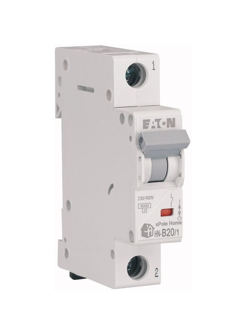 HN-B20/1 Wyłącznik nadprądowy 6kA B20A 1P 194822 EATON