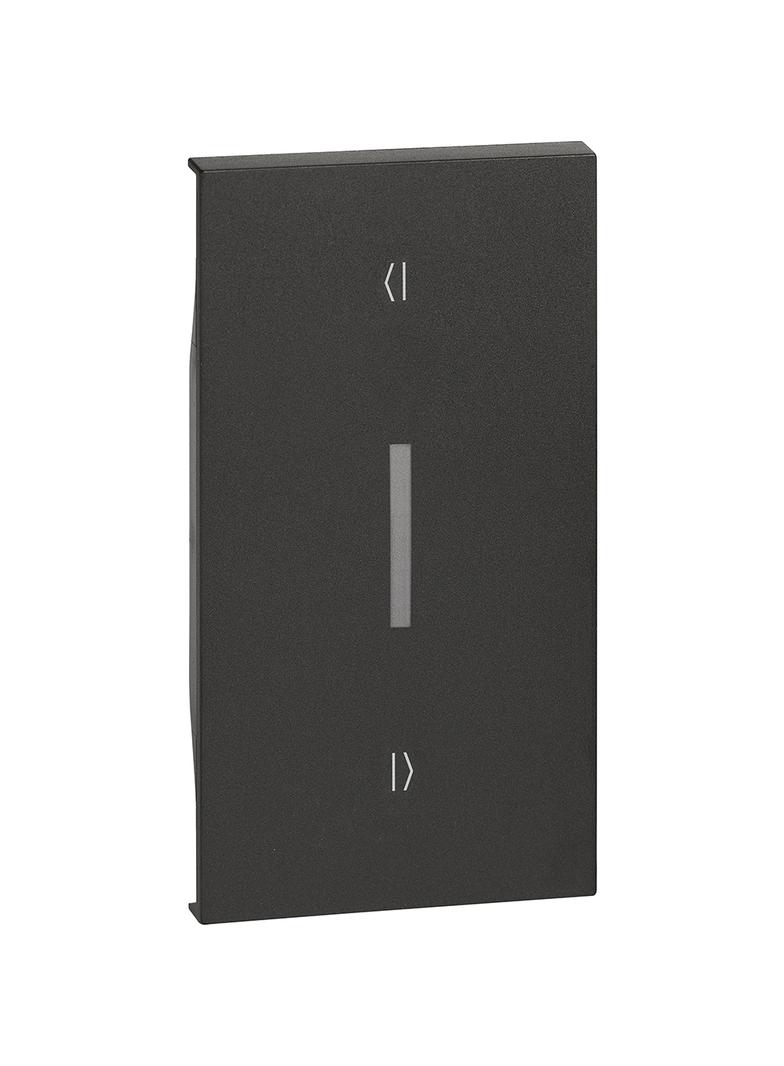 LIVING NOW - KLAWISZ DO PRZYCISKU ROLET K4027 W PIONIE - 2 MODUŁY - CZERŃ, Bticino