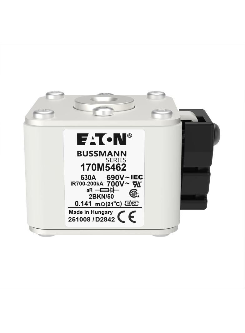 FUSE 630A 690V 2BKN/50 AR UC Wkładka szybka 630A AC 690V rozmiar 2 aR IEC UL 170M5462 EATON