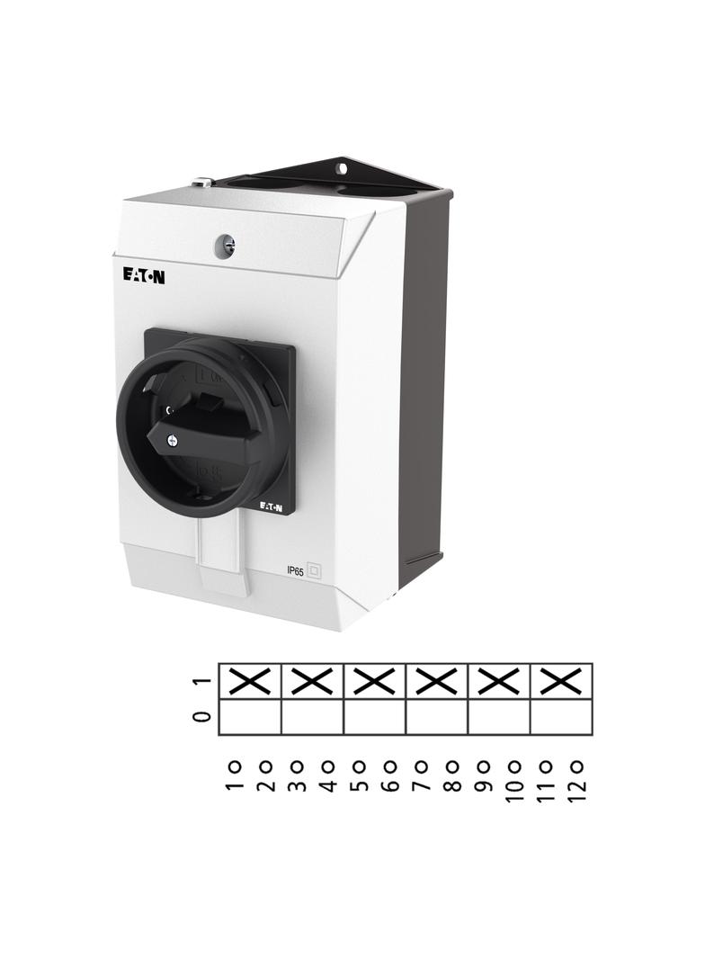 T3-3-8342/I2/SVB-SW Łącznik krzywkowy 32A 13kW 207209 EATON