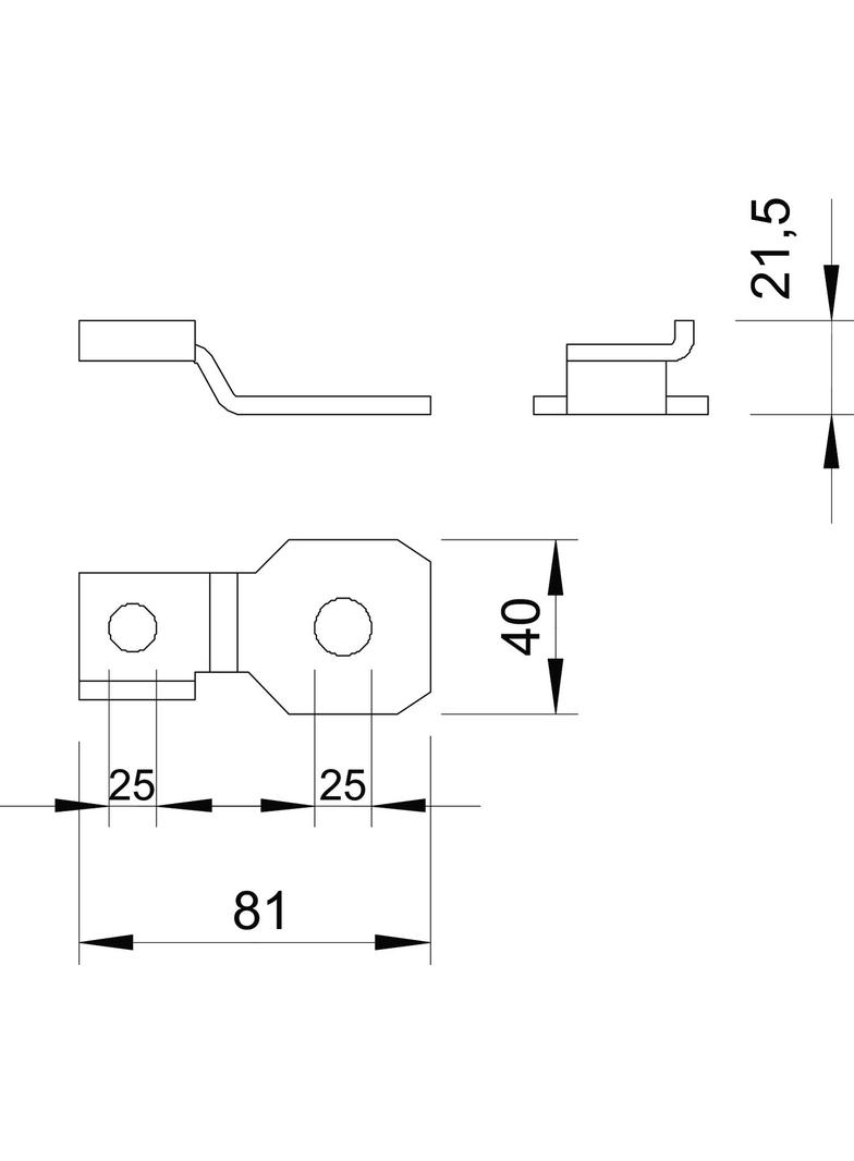 484, ŁAPKA PRZYŁĄCZOWA ŚRUBA M24