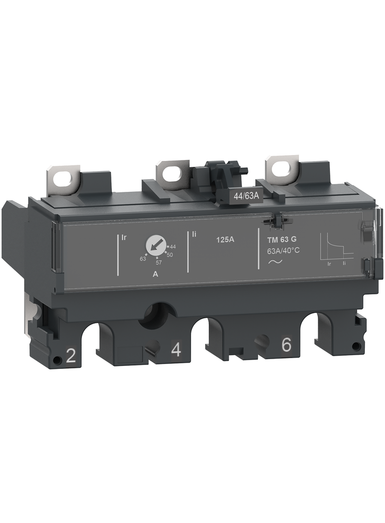 Wyzwalacz termomagnetyczny, ComPacT NSX, TM160G, 3P3D, do NSX160 DC
