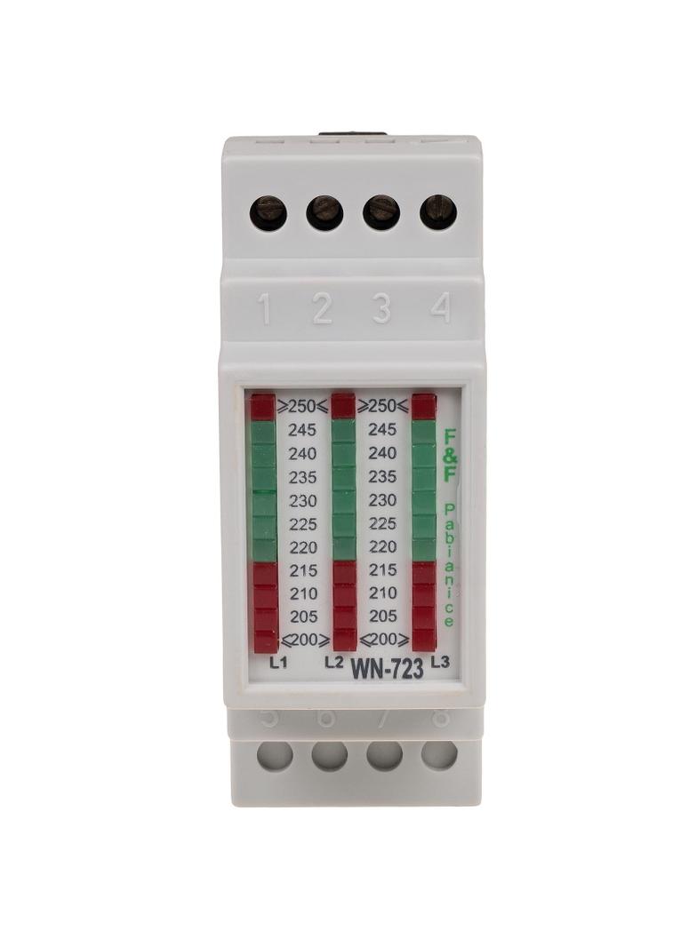 Wskaźnik napięcia trójfazowy 3x400V+ N WN-723 F&F