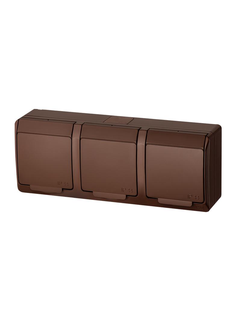 GNT HERMES 3X2P+Z IP44 BRĄZ