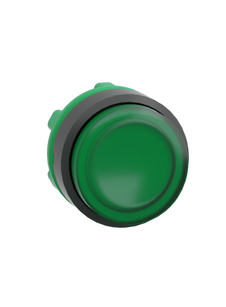 Harmony XB5 Przycisk wystający z samopowrotem LED zielona plastikowa ZB5AW133 SCHNEIDER