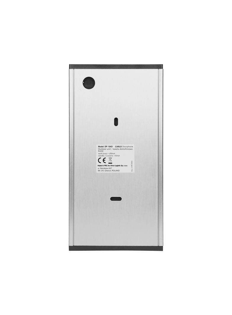 Zestaw domofonowy jednorodzinny natynkowy CARLO DP-16 ORNO