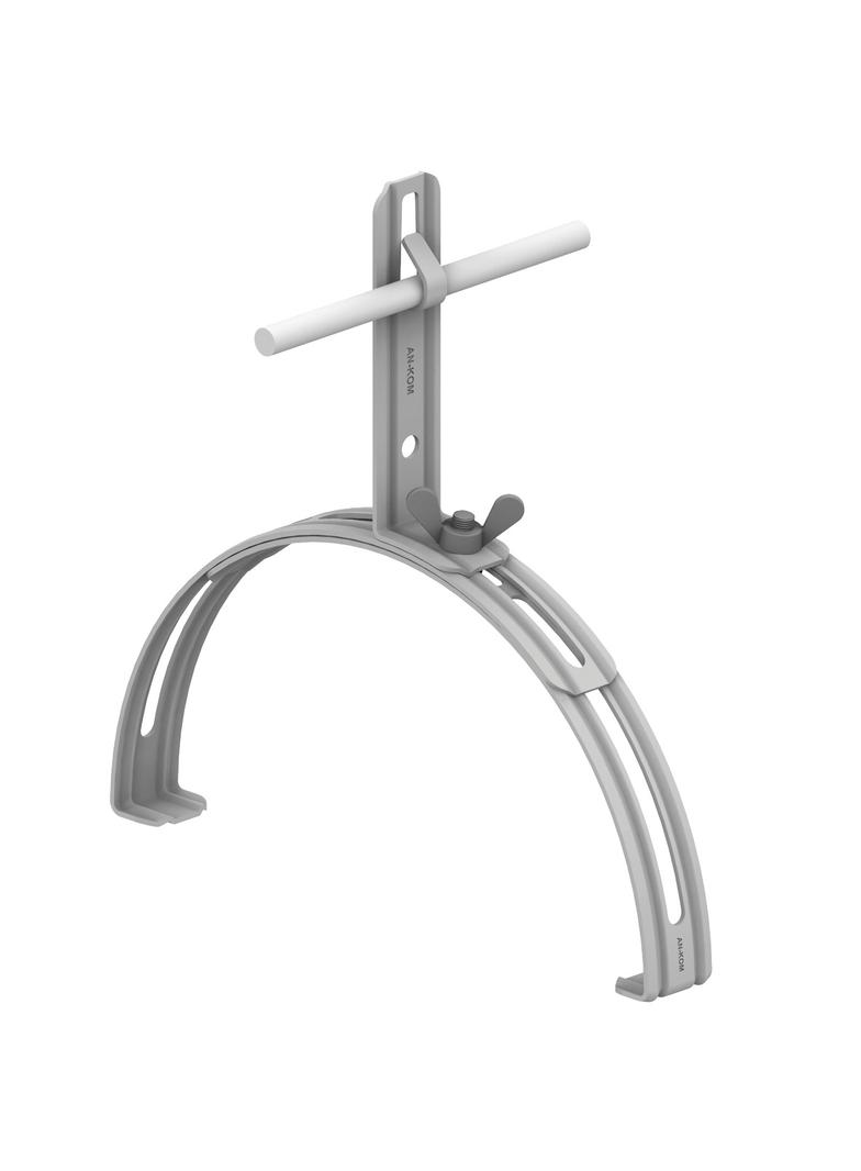 AN-15C/OG/-N Uchwyt gąsiorowy rozsuwany Z-zagięcie H=10 cm /OG/