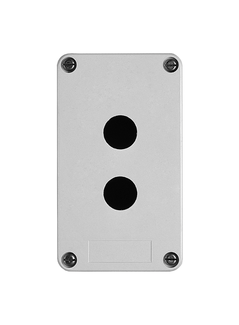 Harmony XAPS Pusta kaseta sterująca 2 otwory fi22 szara 85x146mm plastikowa XAPA1120 Schneider
