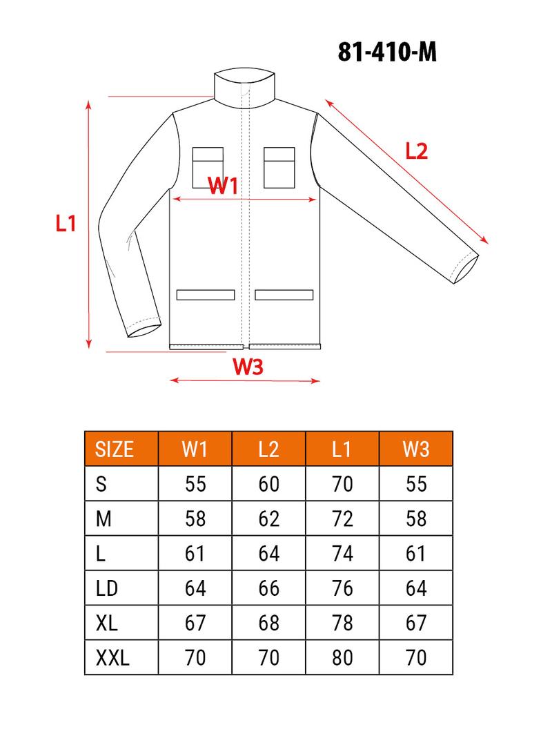 Bluza robocza, rozmiar M/50