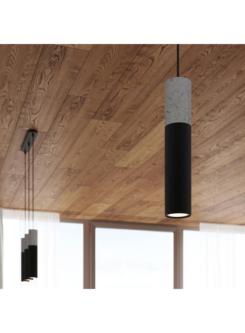 Lampa wisząca BORGIO 3L czarny