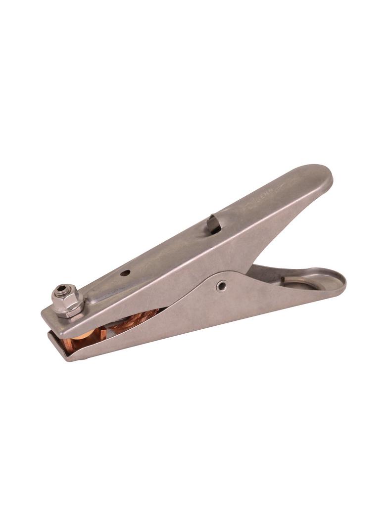 Cęgi uziemiające dł. 205 mm, stal nierdzewna NIRO