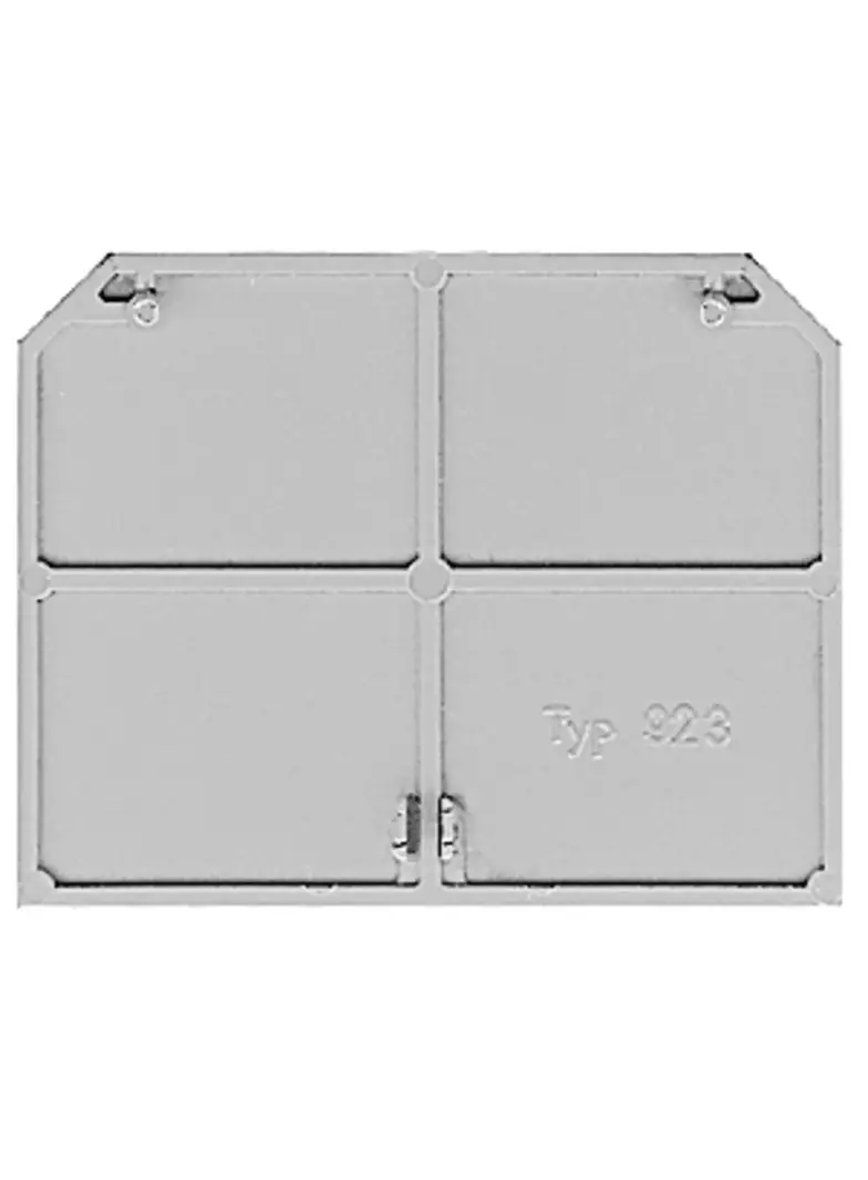 T923 ,  Przekładka, TS 35, dla złączki ZSG 1-35.0, szary