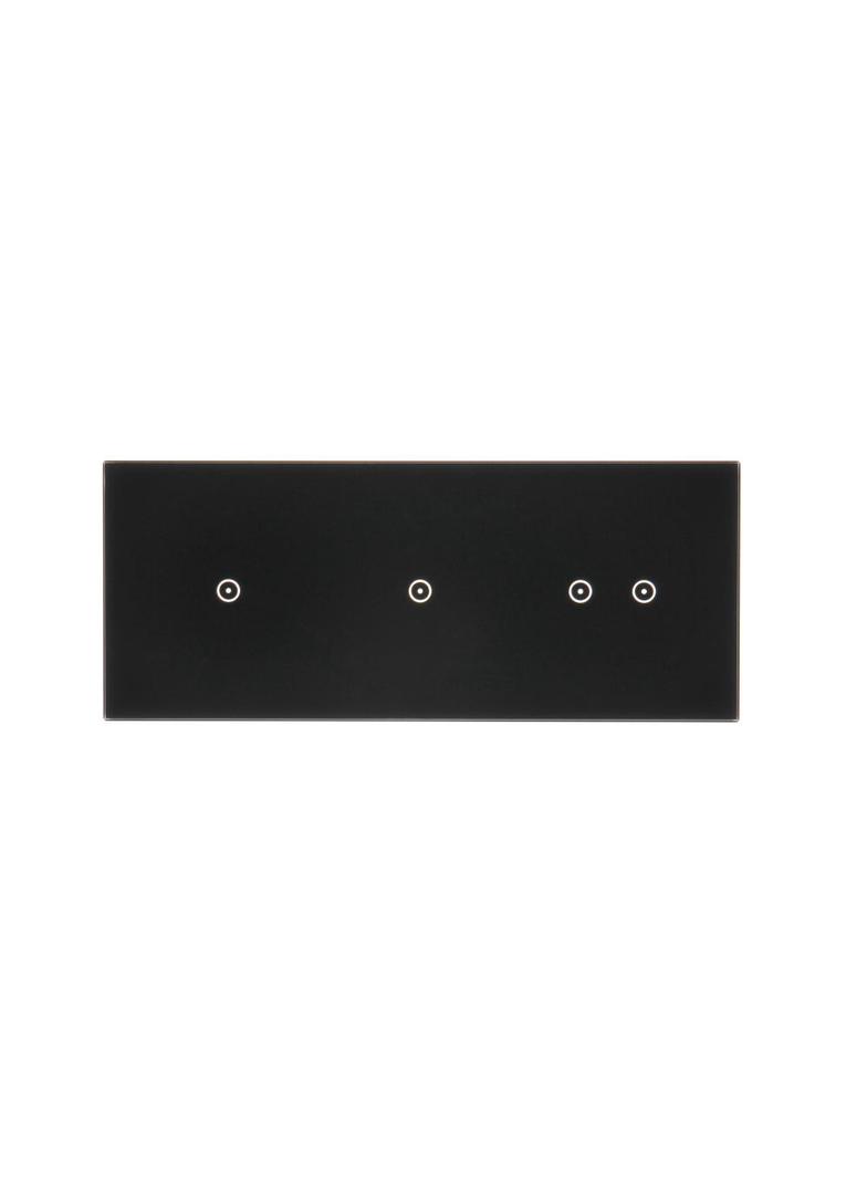 Simon 54 Touch Panel dotykowy S54 Touch 3 moduły 1 pole dotykowe + 1 pole dotykowe + 2 pola dotykowe poziome zastygła lawa DSTR3112/73 KONTAKT
