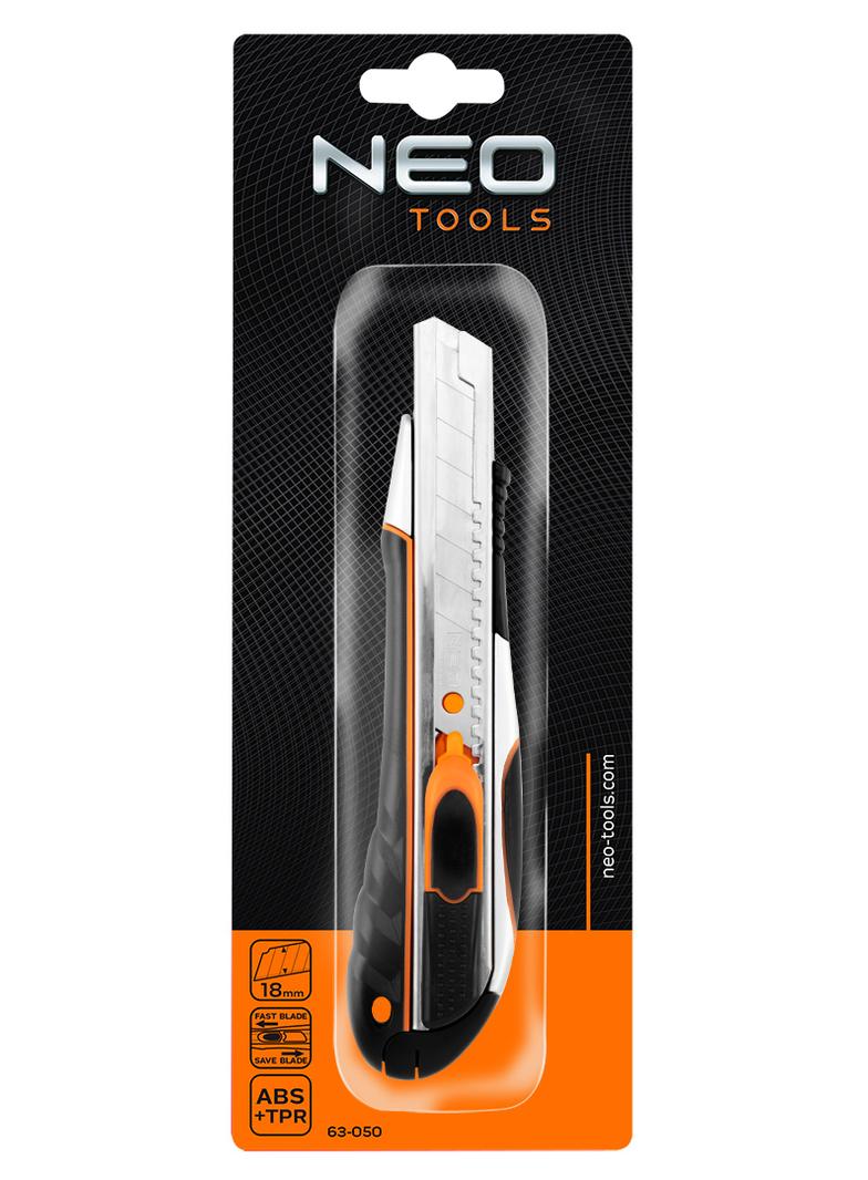 Nóż z ostrzem łamanym 18 mm, szybkie cięcie i blokada ostrza