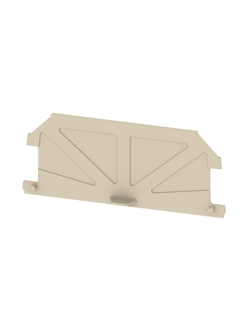 WAP WTL6 SL 4-6 Płytka końcowa (styki), 82.2 mm x 1.5 mm, Ciemnobeżowy /20szt./ 1238880000 WEIDMÜLLER