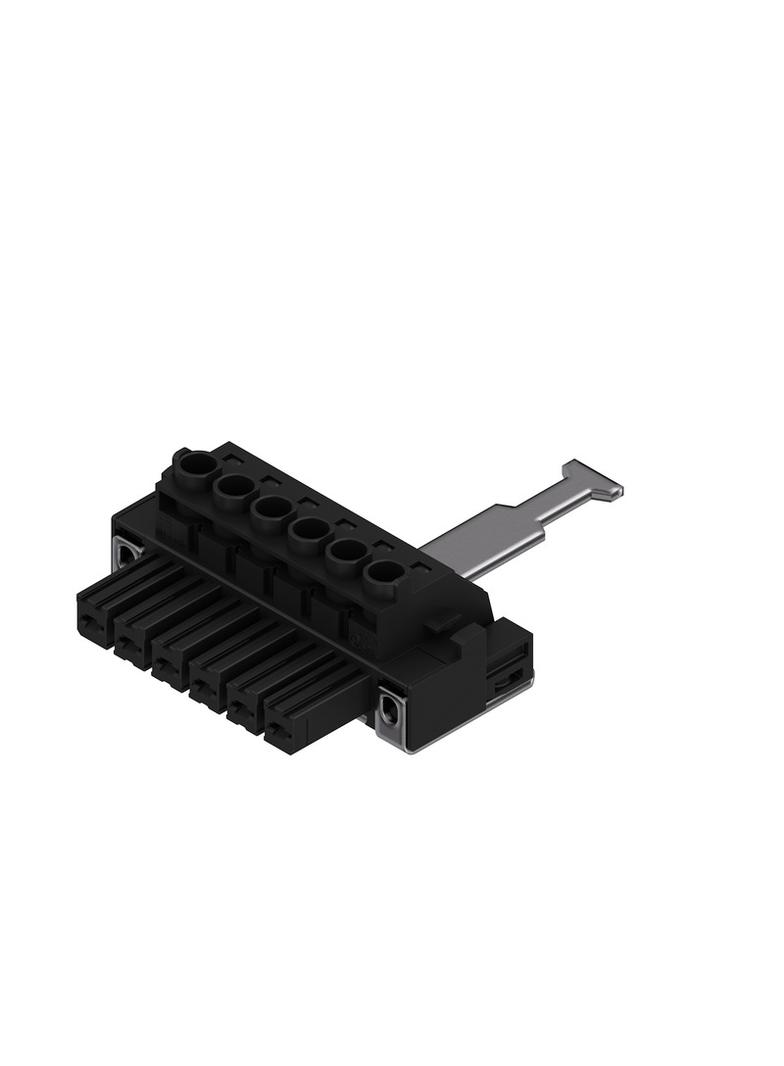 BVZ 7.62HP/06/180SH180C SN BK BX Złącze kablowe do płytek drukowanych /25szt./ WEIDMULLER