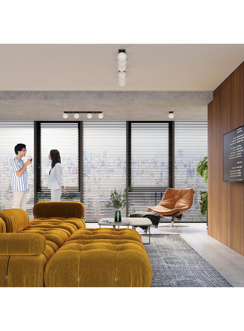 Sollux Plafon YOLI 6 czarny SL.1155