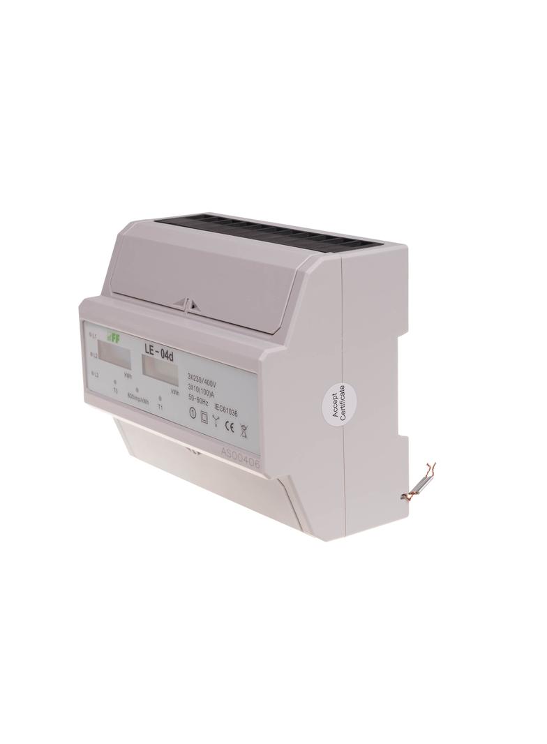 Licznik energii elektr. dwutaryfowy LCD LE-04d F&F
