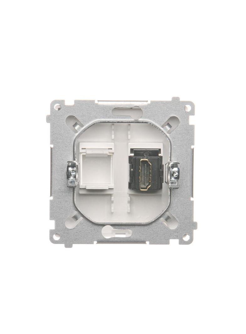 Simon Basic Gniazdo HDMI pojedyncze biały BMGHDMI.01/11 KONTAKT