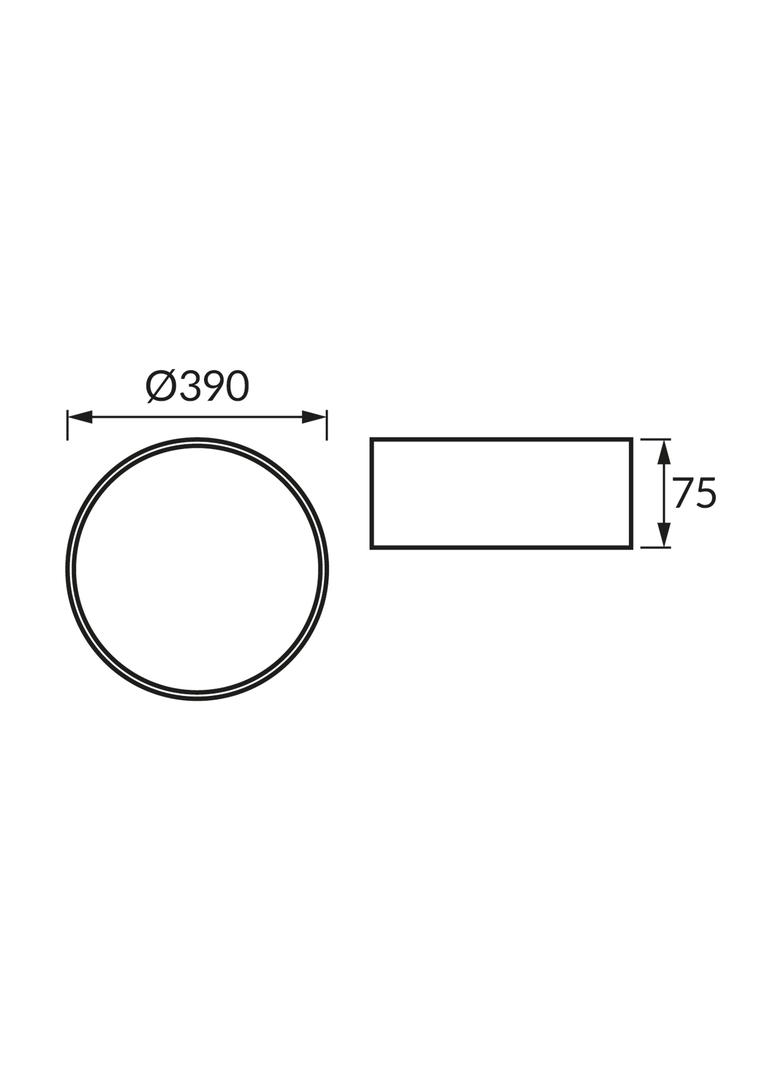Plafoniera SYMBOL C 3 x E27 BLACK