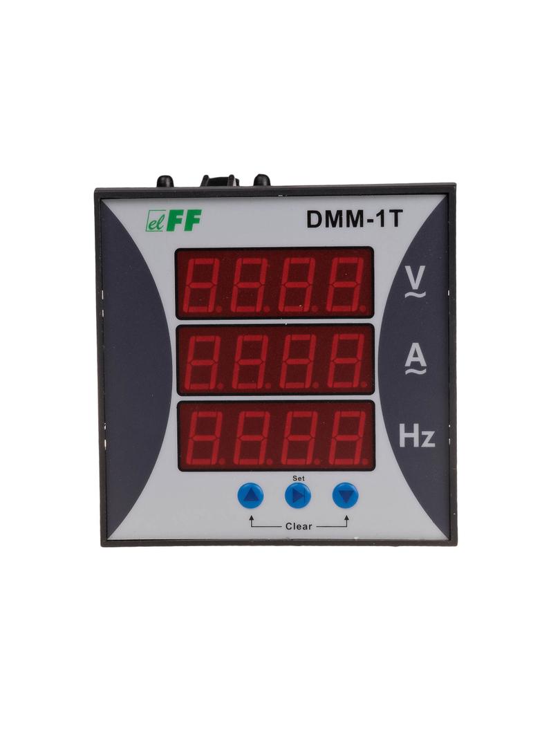 WIELOFUNKCYJNY CYFROWY MULTIMETR WARTOŚCI PARAMETRÓW SIECI, PANELOWY 96X96MM