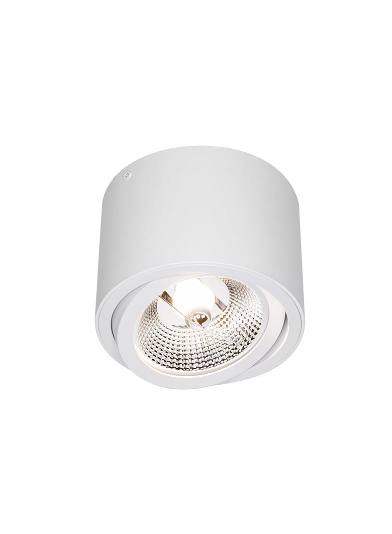 CHLOE AR111 IP20 okrągła biała, ruchoma