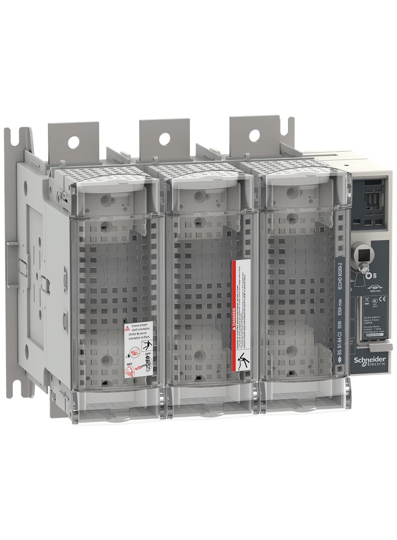 Rozłącznik bezpiecznikowy, FuPacT, 630A, 3P, BS C2