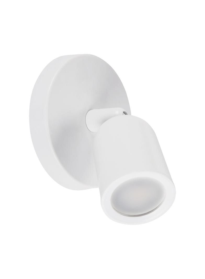 Oprawa ścienno-sufitowa BOGNA GU10 1C WHITE 03982 IDEUS