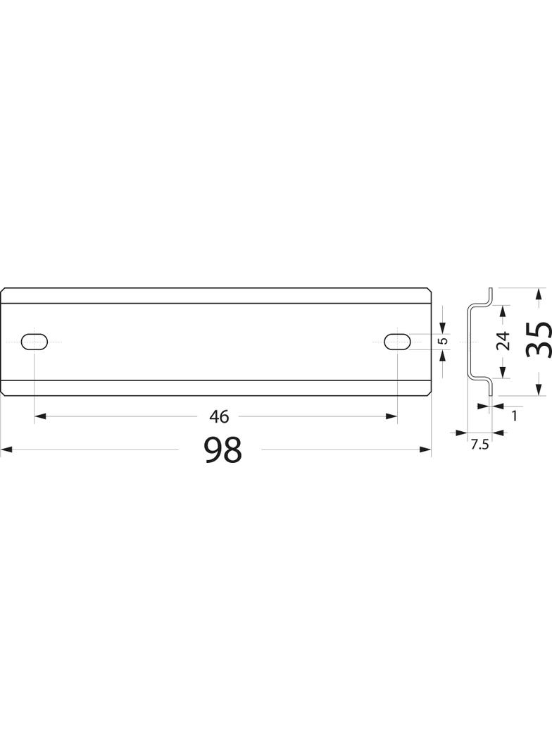 wspornik TH35 WTH2  33.98 OPATÓWEK