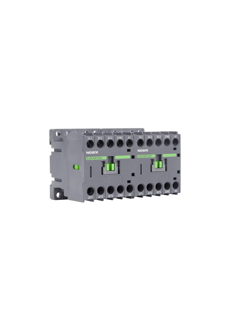 Ex9CSR09 10 3P 240V Stycznik miniaturowy nawrotny 3P 9A AC-3 240V AC 1NO 104559 NOARK