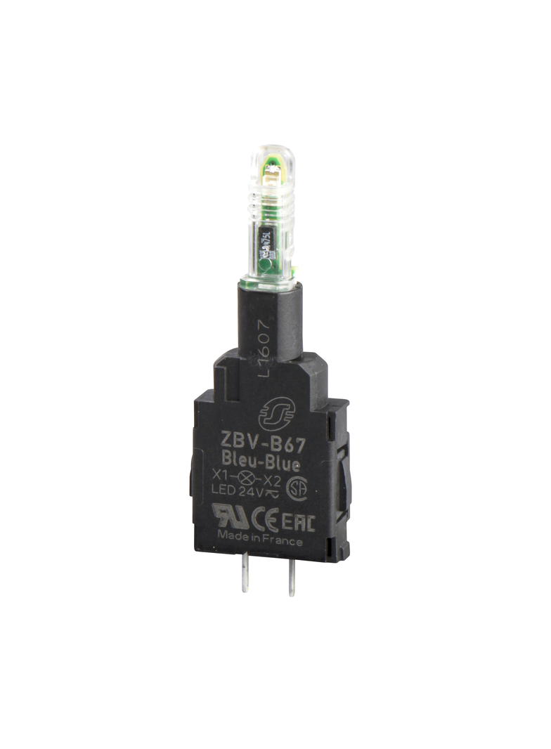 Harmona XB4 Dioda fi22 biała LED 24V standardowa ZBVB17 Schneider