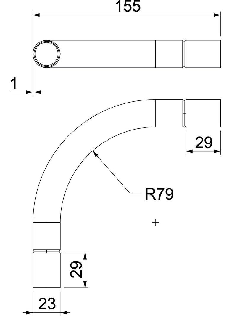 SBN20 FT, Kolanko rurowe